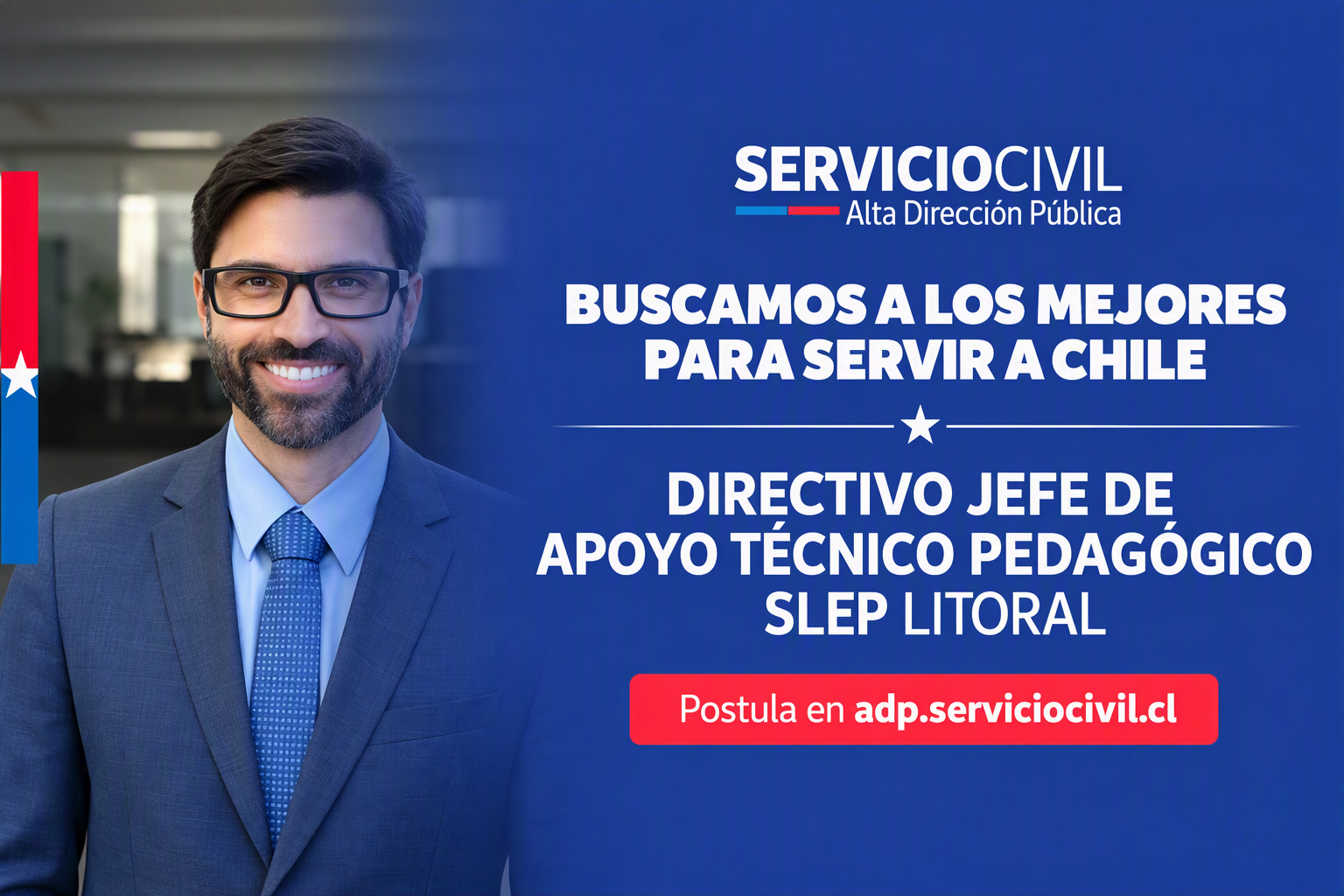 Convocatoria Directivo Jefe de Apoyo Técnico Pedagógico SLEP LITORAL